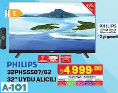 PHİLİPS 32 UYDU ALICILI LED TV/TELEVİZYON